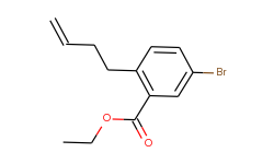 ethyl 5-bromo-2-(but-3-enyl)benzoate