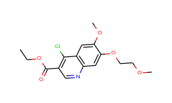 ethyl4-chloro-6-methoxy-7-(2-methoxyethoxy)quinoline-3-carboxylate