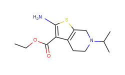 2-amino-6-isopropyl-4,5,6,7-tetrahydro-thieno-[2,3-c]pyridine-3-carboxylic acid ethyl ester