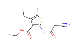 ethyl 2-[(cyanoacetyl)amino]-4-ethyl-5-methylthiophene-3-carboxylate