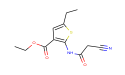 ethyl 2-[(cyanoacetyl)amino]-5-ethylthiophene-3-carboxylate
