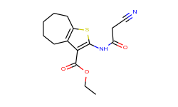 ethyl 2-[(cyanoacetyl)amino]-5,6,7,8-tetrahydro-4h-cyclohepta[b]thiophene-3-carboxylate