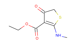 ethyl 2-(methylamino)-4-oxo-4,5-dihydro-3-thiophenecarboxylate
