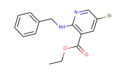 ethyl 2-(benzylamino)-5-bromonicotinate