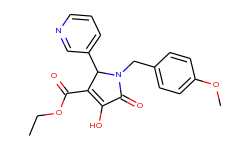1-(4-Methoxybenzyl)-3-hydroxy-4-ethoxycarbonyl-5-(3-pyridyl)-3-pyrrolin-2-one