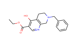 ethyl 7-benzyl-4-hydroxy-5,6,7,8-tetrahydro-1,7-naphthyridine-3-carboxylate