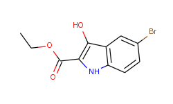 5-bromo-3-hydroxy-1h-indole-2-carboxylic acid ethyl ester