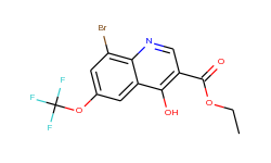 ethyl 8-bromo-4-hydroxy-6-(trifluoromethoxy)quinoline-3-carboxylate