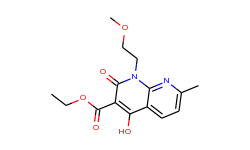 ethyl 4-hydroxy-1-(2-methoxyethyl)-7-methyl-2-oxo-1,2-dihydro-1,8-naphthyridine-3-carboxylate