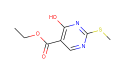 ethyl 4-hydroxy-2-(methylthio)pyrimidine-5-carboxylate