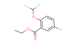 ethyl 2-(difluoromethoxy)-5-iodobenzoate