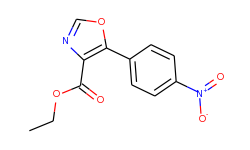 5-(4-nitro-phenyl)-oxazole-4-carboxylic acid ethyl ester