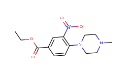 ethyl 3-nitro-4-(4-methylpiperazin-1-yl)benzoate