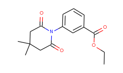 ethyl 3-(4,4-dimethyl-2,6-dioxopiperidino)-benzenecarboxylate