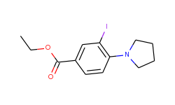 ethyl 3-iodo-4-(pyrrolidin-1-yl)benzoate