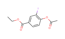 ethyl 4-acetoxy-3-iodobenzoate
