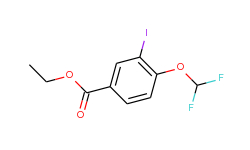 ethyl 4-(difluoromethoxy)-3-iodobenzoate