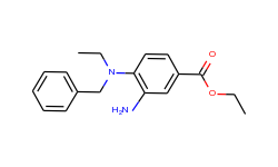 ethyl 3-amino-4-[benzyl(ethyl)amino]benzoate