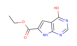 ethyl 4-hydroxy-7h-pyrrolo[2,3-d]pyrimidine-6-carboxylate