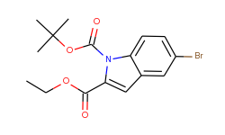 1-(tert-butyl) 2-ethyl 5-bromo-1h-indole-1,2-dicarboxylate