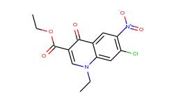 ethyl 7-chloro-1-ethyl-6-nitro-4-oxo-1,4-dihydro-3-quinolinecarboxylate