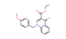 ethyl 1-[(4-methoxyphenyl)methyl]-4-oxo-1,4-dihydroquinoline-3-carboxylate