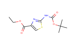 ethyl 2-(tert-butoxycarbonylamino)thiazole-4-carboxylate