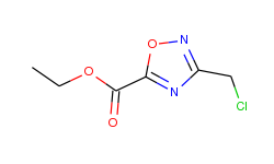 ethyl 3-(chloromethyl)-1,2,4-oxadiazole-5-carboxylate
