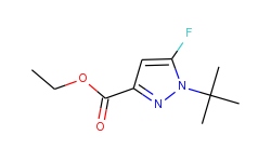 ethyl 1-tert-butyl-5-fluoropyrazole-3-carboxylate