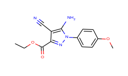 ethyl 5-amino-4-cyano-1-(4-methoxyphenyl)pyrazole-3-carboxylate