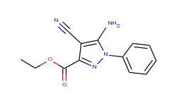 ethyl 5-amino-4-cyano-1-phenylpyrazole-3-carboxylate