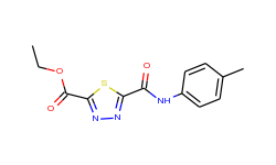 ethyl 5-{[(4-methylphenyl)amino]carbonyl}-1,3,4-thiadiazole-2-carboxylate