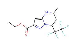 ethyl 5-methyl-7-(pentafluoroethyl)-4,5,6,7-tetrahydropyrazolo[1,5-a]pyrimidine-2-carboxylate
