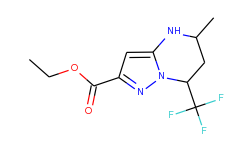 ethyl 5-methyl-7-(trifluoromethyl)-4,5,6,7-tetrahydropyrazolo[1,5-a]pyrimidine-2-carboxylate