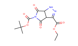 5-(tert-butyl) 3-ethyl 4,6-dioxo-3a,4,6,6a-tetrahy dropyrrolo[3,4-c]pyrazole-3,5(1h)-dicarboxylate
