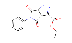 ethyl 4,6-dioxo-5-phenyl-1,3a,4,5,6,6a-hexahydropyrrolo[3,4-c]pyrazole-3-carboxylate