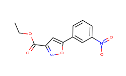 5-(3-nitro-phenyl)-isoxazole-3-carboxylic acid ethyl ester