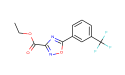 ethyl 5-(3-(trifluoromethyl)phenyl)-[1,2,4]oxadiazole-3-carboxylate