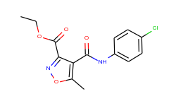 ethyl 4-[(4-chloroanilino)carbonyl]-5-methyl-3-isoxazolecarboxylate