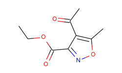 ethyl 4-acetyl-5-methylisoxazole-3-carboxylate