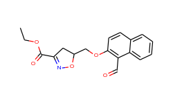 ethyl 5-{[(1-formyl-2-naphthyl)oxy]methyl}-4,5-dihydro-3-isoxazolecarboxylate