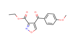 ethyl 4-(4-methoxybenzoyl)-3-isoxazolecarboxylate