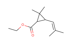 ethyl 2,2-dimethyl-3-(2-methyl-1-propenyl)cyclopropanecarboxylate