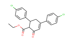 ethyl 4,6-bis(4-chlorophenyl)-2-oxo-3-cyclohexene-1-carboxylate