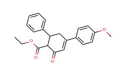 ethyl 4-(4-methoxyphenyl)-2-oxo-6-phenyl-3-cyclohexene-1-carboxylate