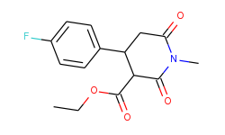 ethyl 4-(4-fluorophenyl)-1-methyl-2,6-dioxopiperidine-3-carboxylate