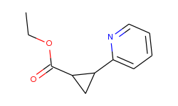 ethyl 2-(pyridin-2-yl)cyclopropane carboxylate
