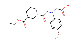 [{2-[3-(ethoxycarbonyl)piperidin-1-yl]-2-oxoethyl}(4-methoxyphenyl)amino]acetic acid