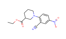 ethyl 1-(2-cyano-4-nitrophenyl)piperidine-3-carboxylate