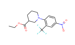 ethyl 1-[4-nitro-2-(trifluoromethyl)phenyl]-3-piperidinecarboxylate